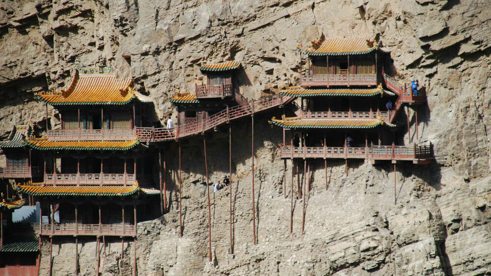Тропа на горе Хуашан, Китай