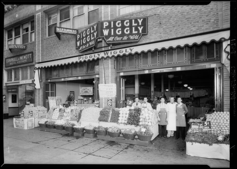 Piggly Wiggly - первый в мире магазин самообслуживания